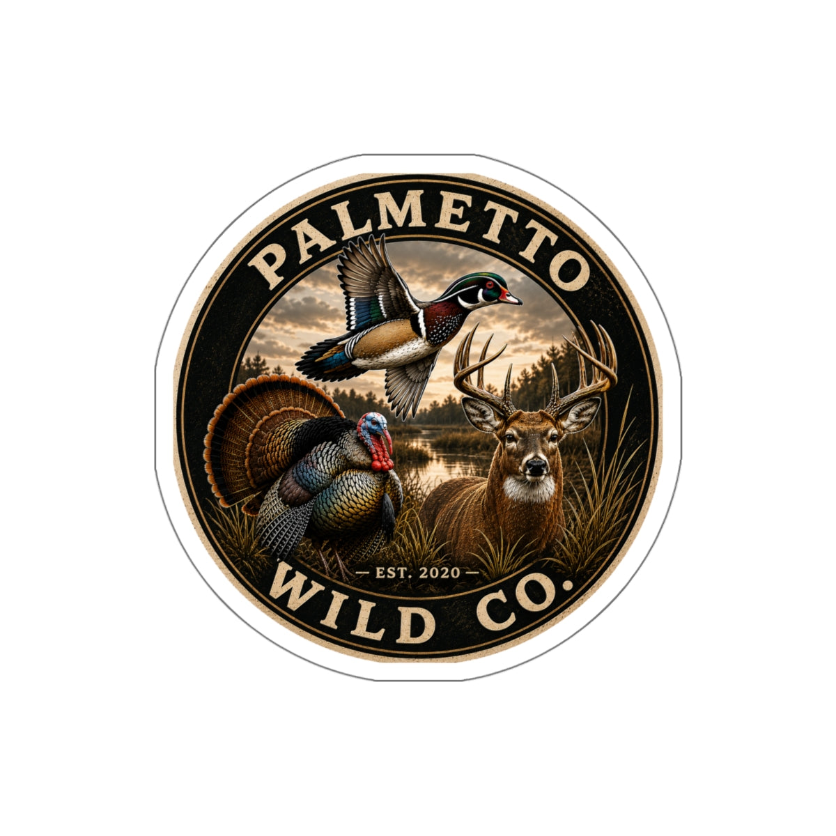 Palmetto Wild Co. Heritage Decal
