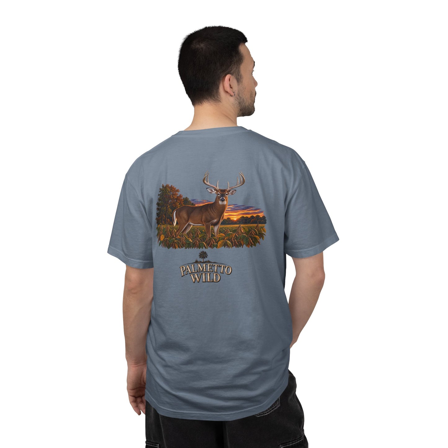 Buck in Soybeans Tee