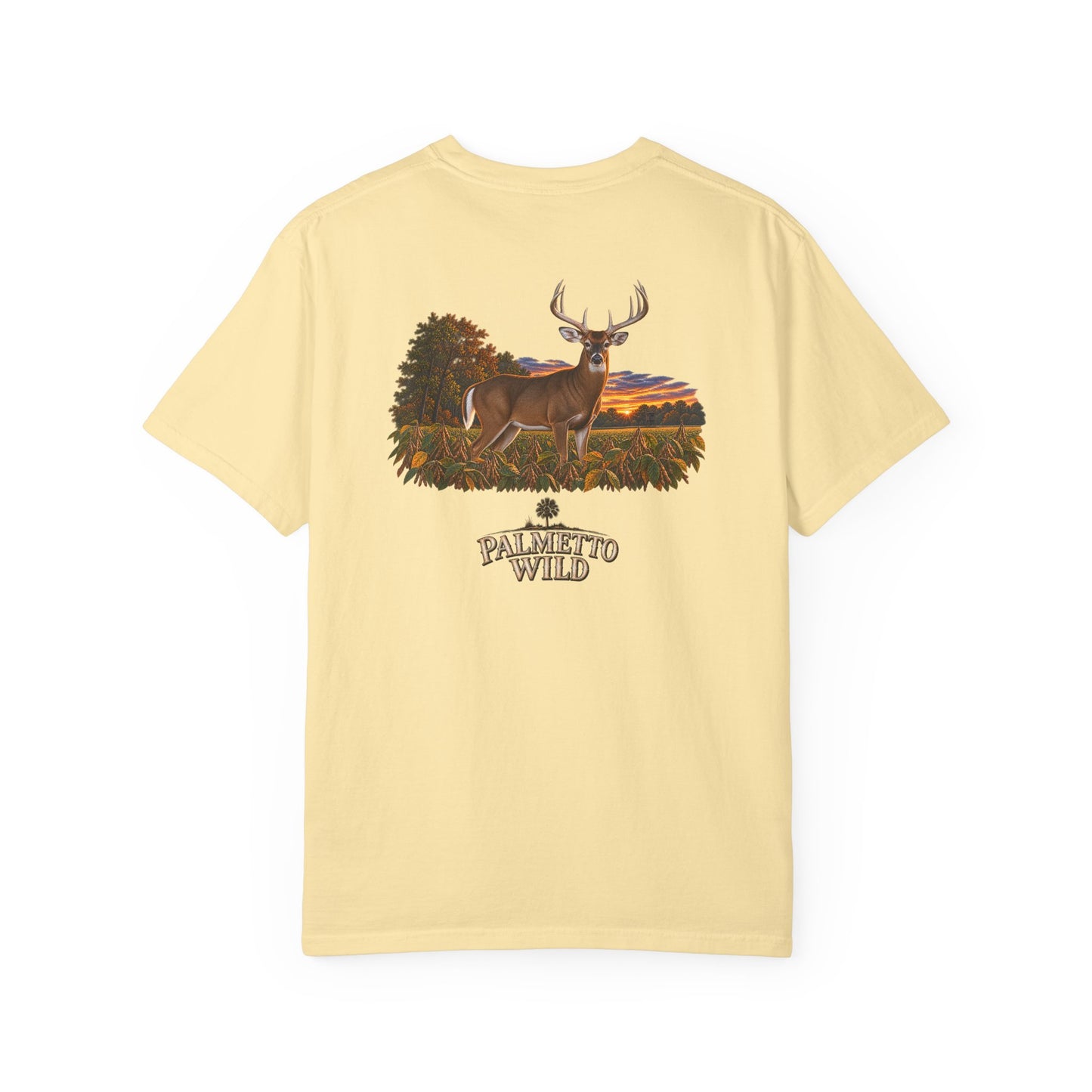 Buck in Soybeans Tee