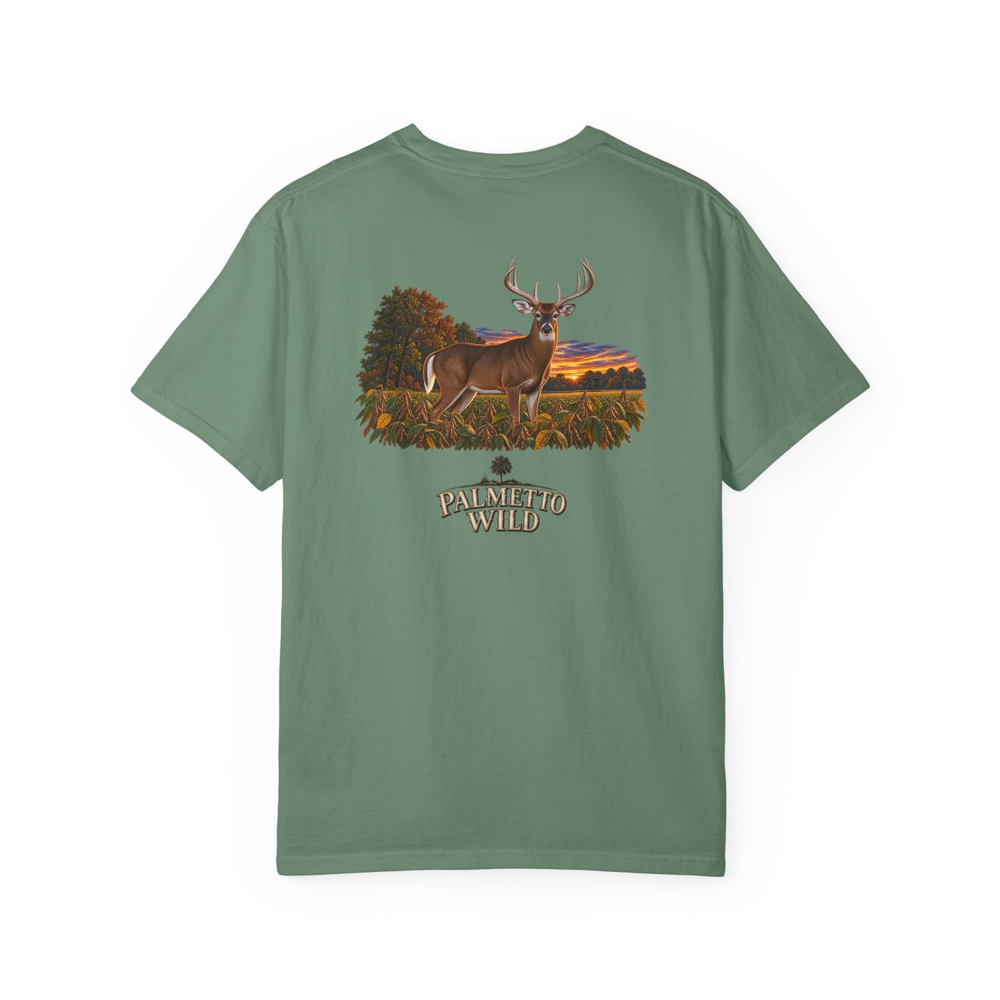 Buck in Soybeans Tee