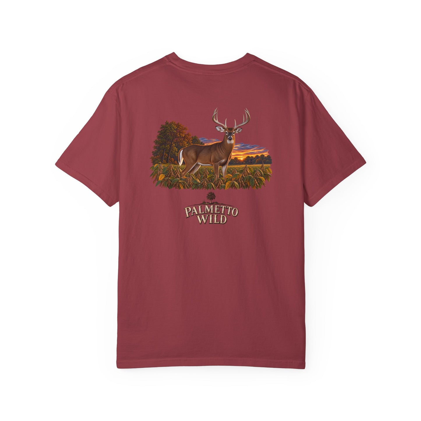 Buck in Soybeans Tee