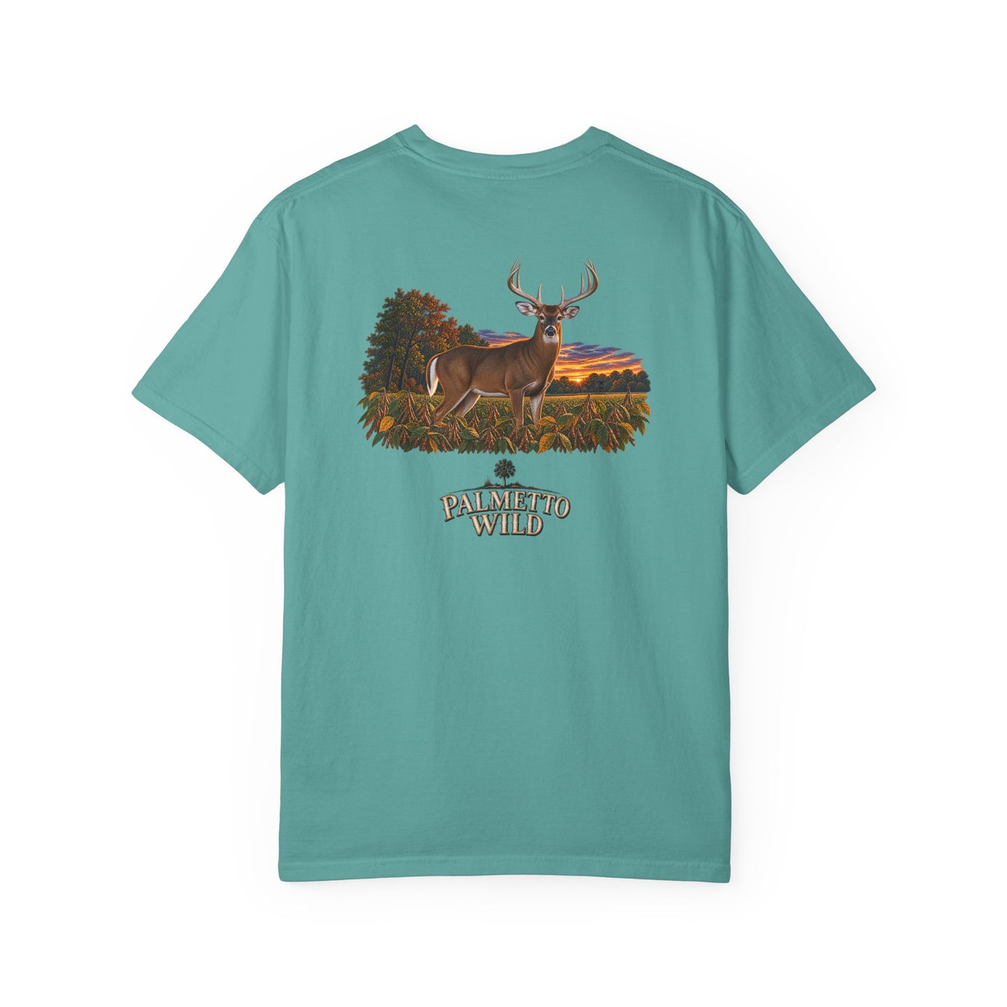 Buck in Soybeans Tee