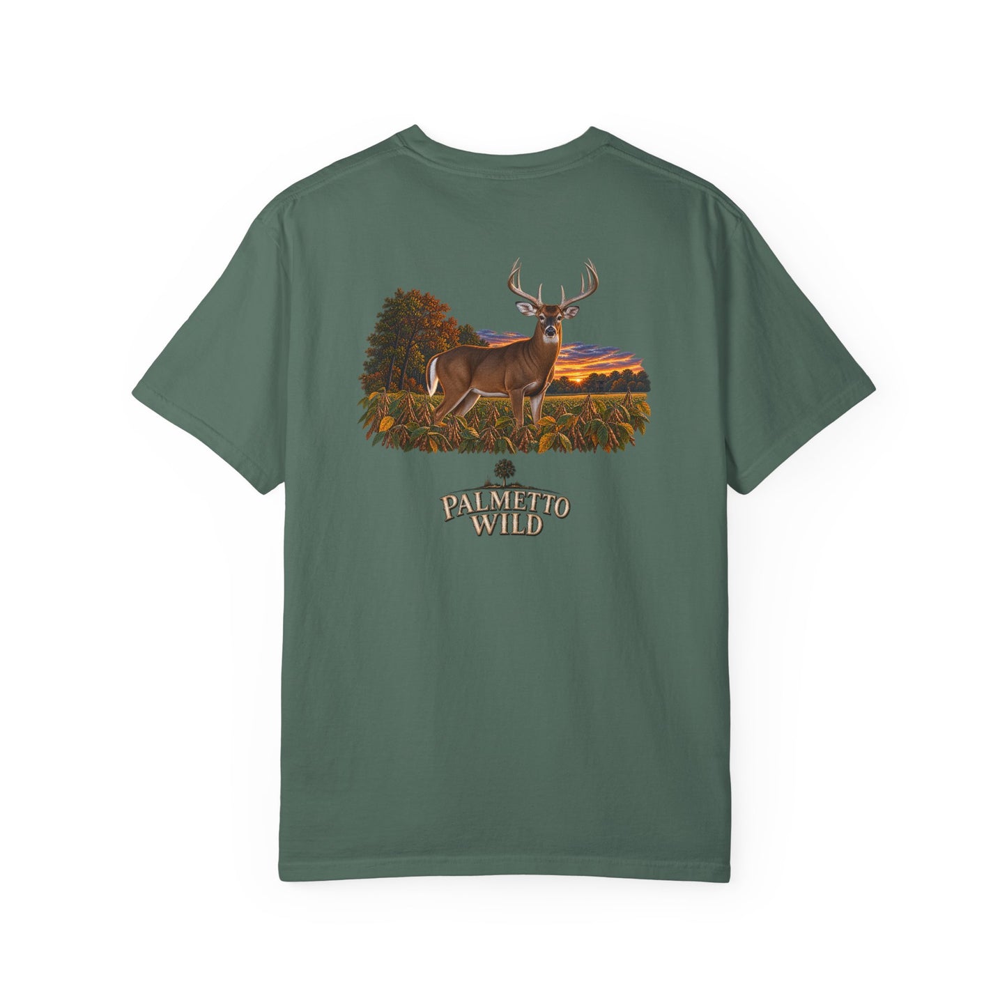 Buck in Soybeans Tee