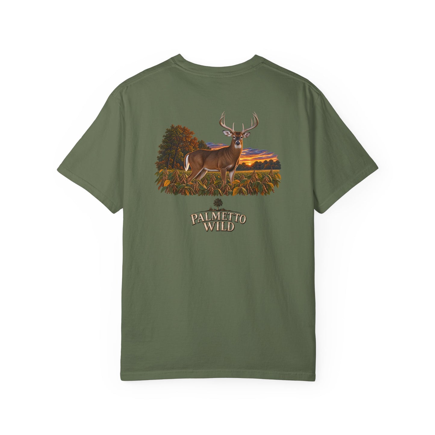 Buck in Soybeans Tee