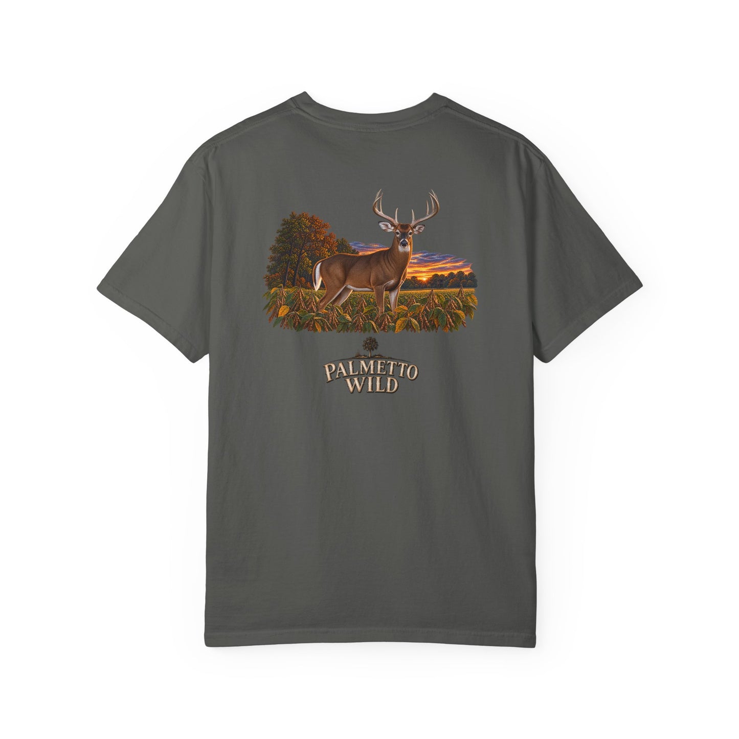 Buck in Soybeans Tee