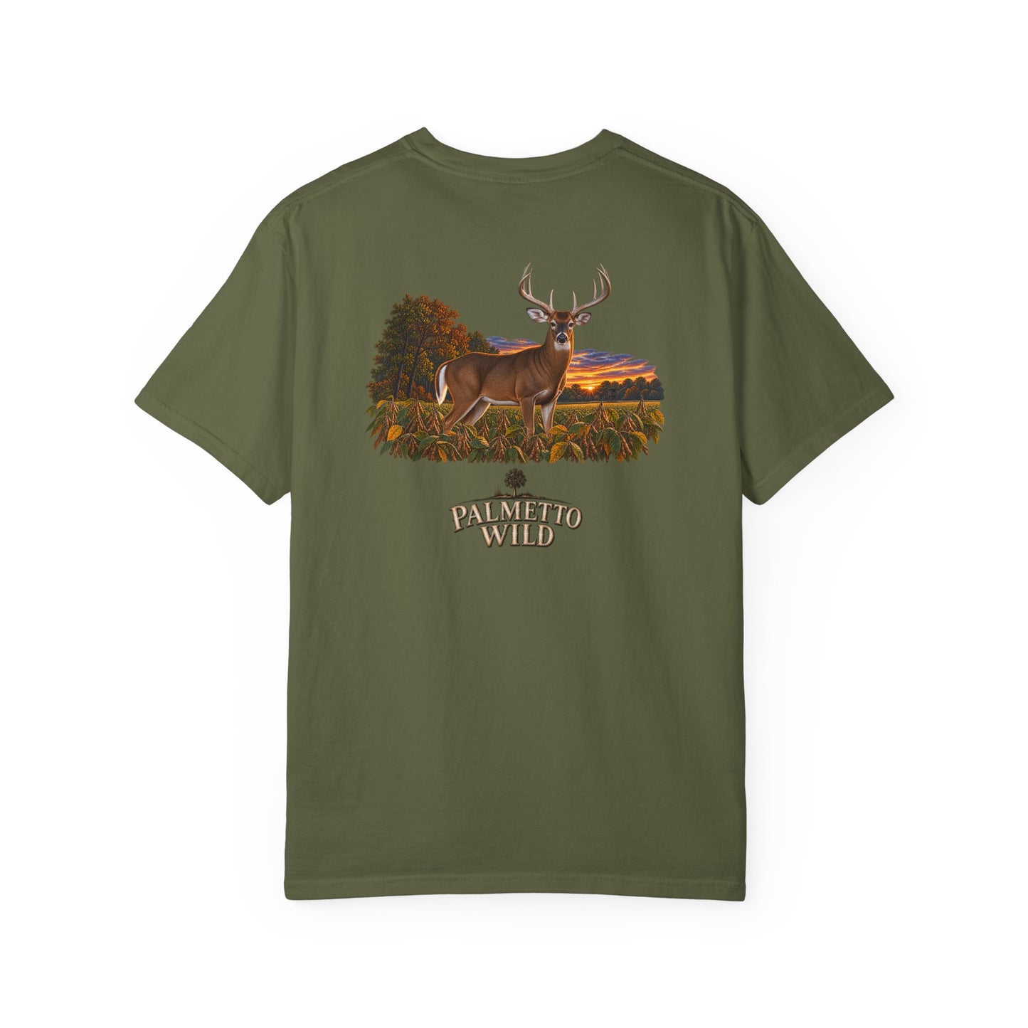 Buck in Soybeans Tee