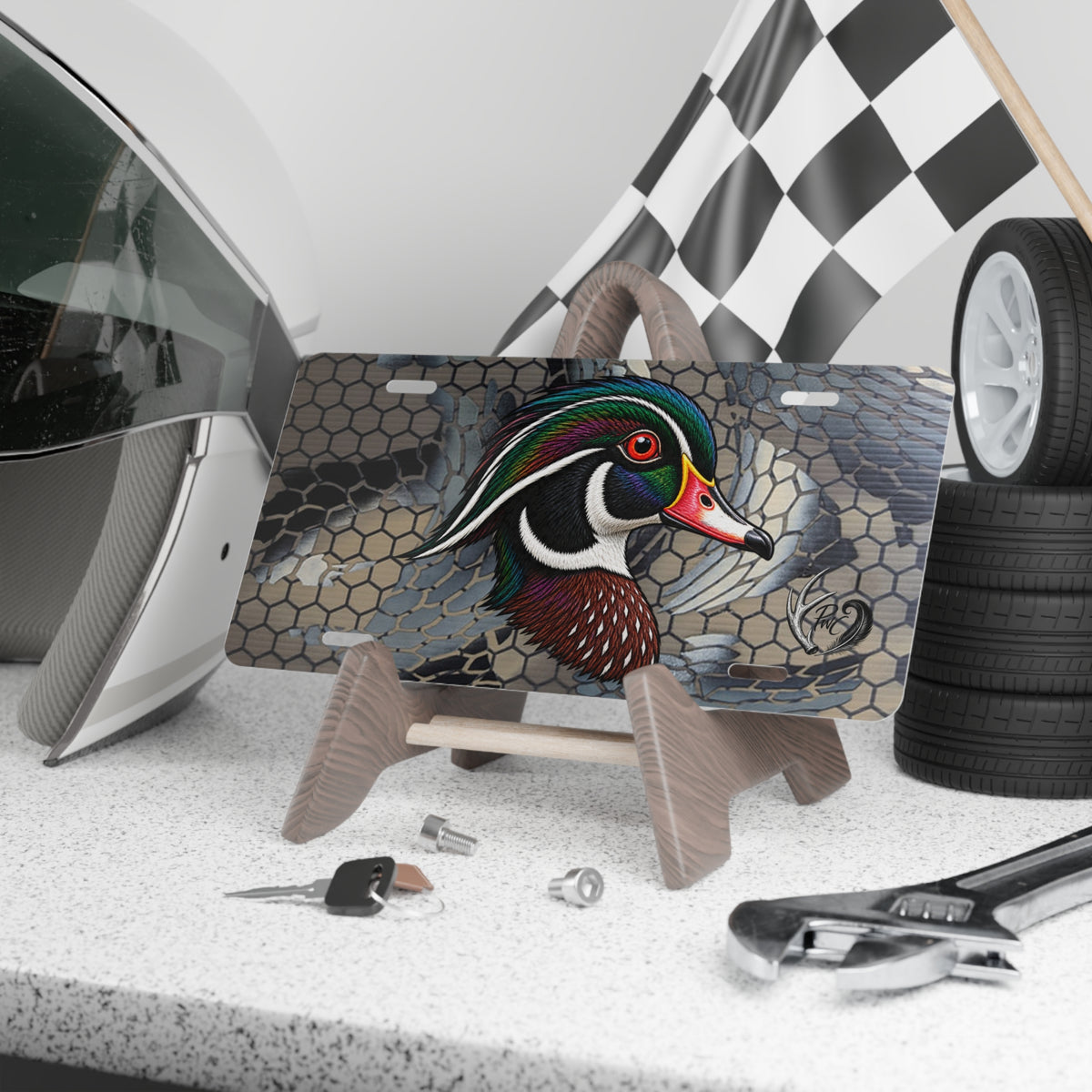Palmetto Wild Wood Duck Camo License Plate