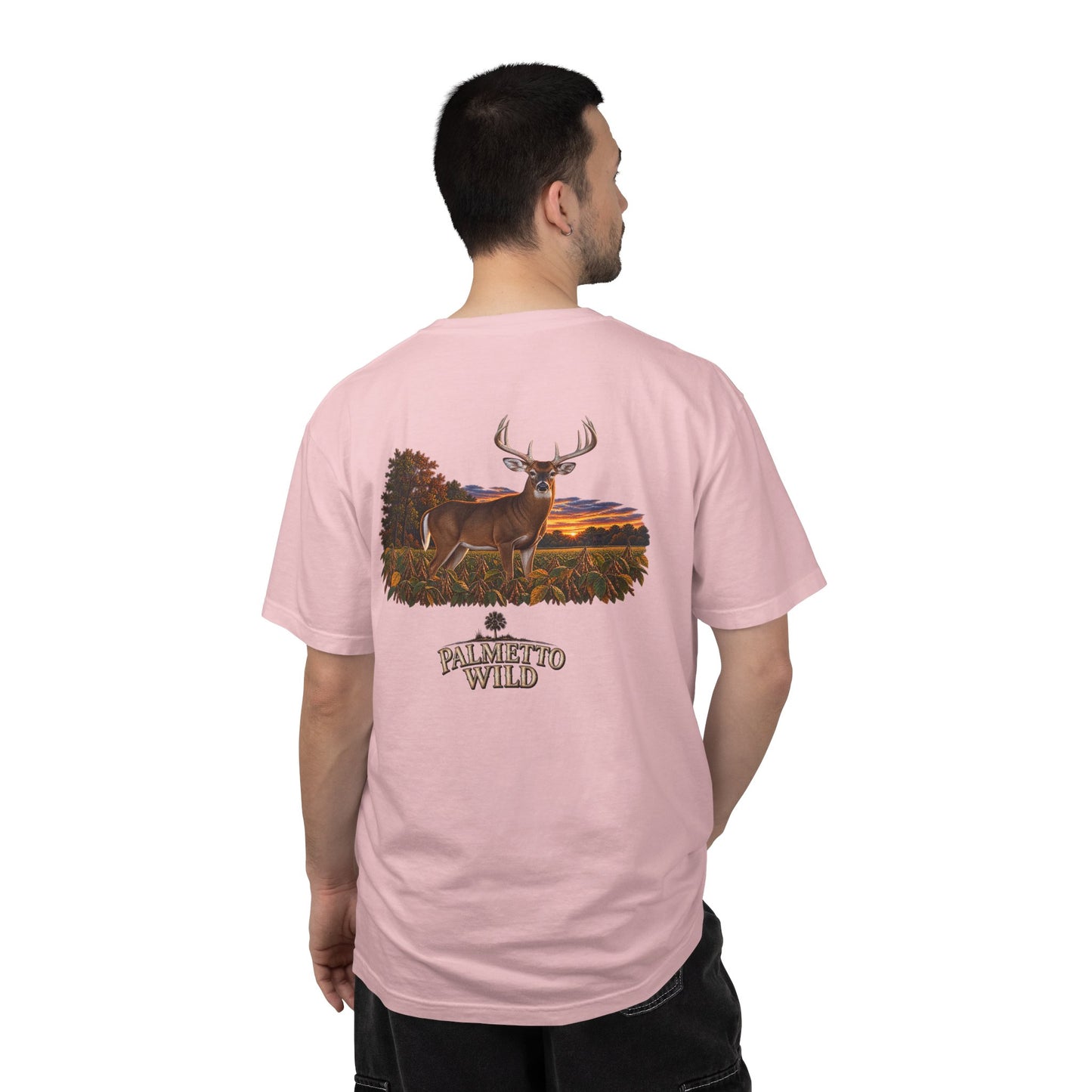 Buck in Soybeans Tee